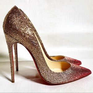 Christian Louboutin crystal pumps size 42
